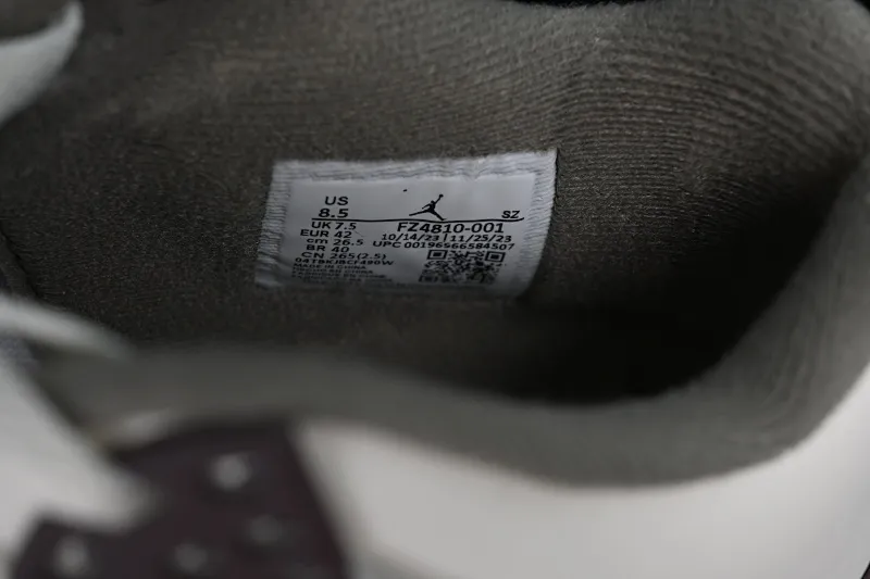 All categories Air Jordan Jordan series basketball shoes Air Jordan 4 pure original A Ma Maniere x Air Jordan 4 Retro "Phantom" AJ4 Joe 4 joint phantom gray FZ4810-001